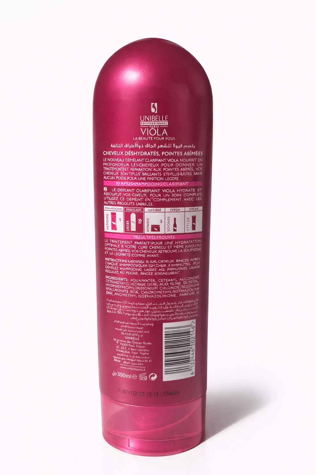 Après-Shampooing Clarifiant Viola Âge Sublime à l’Acide Hyaluronique – Anti-Dessèchement