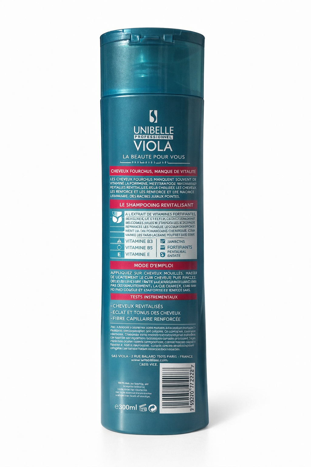 Shampooing Revitalisant Viola Énergie+ Multi-Vitamines – Fortifiant & Stimulant