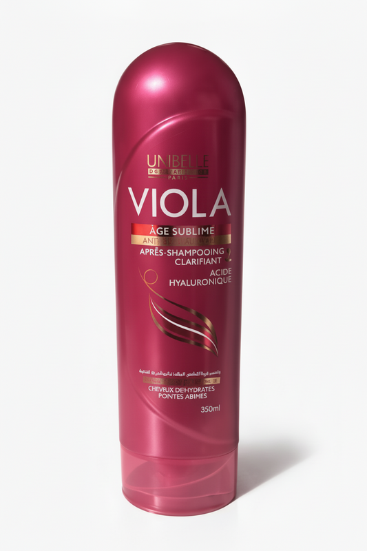Après-Shampooing Clarifiant Viola Âge Sublime à l’Acide Hyaluronique – Anti-Dessèchement