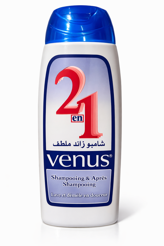Shampooing & Après-Shampooing 2 en 1 Venus - Lavage et Démêlage Doux
